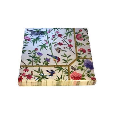 Caspari Cream Chinese Wallpaper Paper Luncheon Napkins