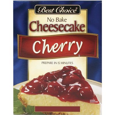 Best Choice Cherry No Bake Cheesecake Mix
