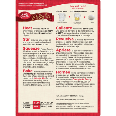 Betty Crocker Supreme Fudge Brownie Mix