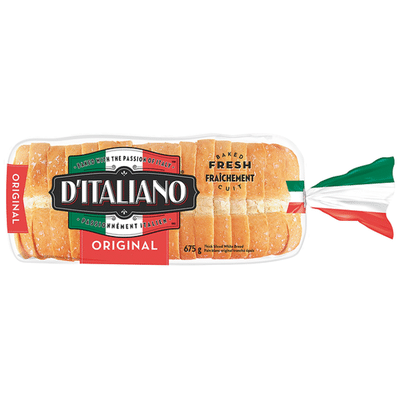 D'Italiano Thick Sliced White Bread