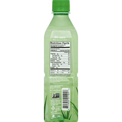 ALO Pulp and Juice, Original Aloe Vera + Honey, Exposed