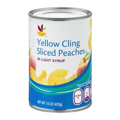 SB Yellow Cling Sliced Peaches In Light Syrup