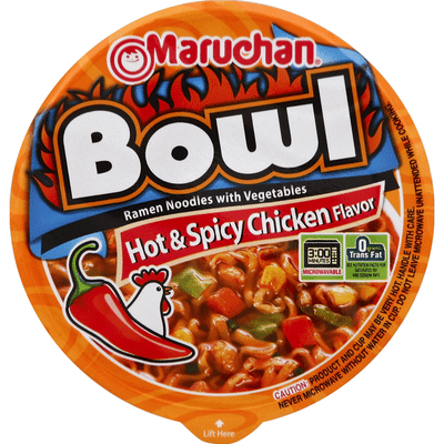 Maruchan Ramen Noodles, with Vegetables, Hot & Spicy Chicken Flavor