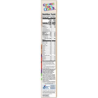 Cinnamon Toast Crunch Breakfast Cereal with Whole Grain