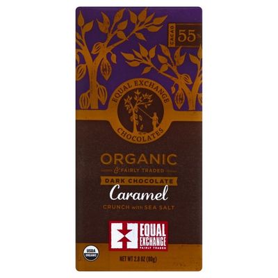 Equal Exchange Dark Chocolate, Organic, Caramel