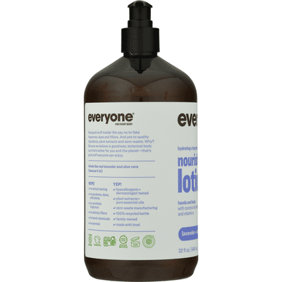 Everyone Lotion, Nourishing, Lavender + Aloe
