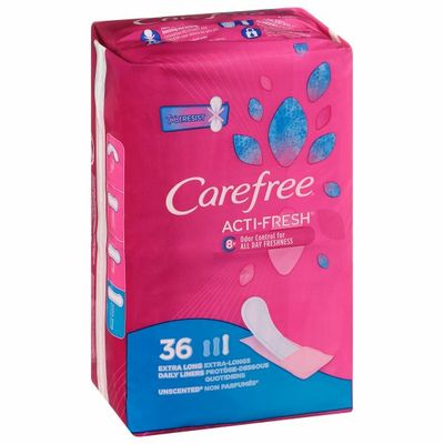 CAREFREE Liners, Unscented, Extra Long