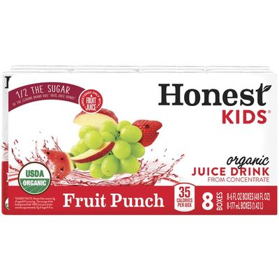 Honest Tea Kids Super Fruit Punch Cartons