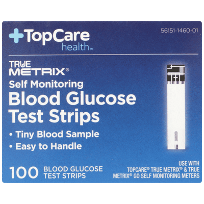 TopCare True Metrix, Self Monitoring Blood Glucose Test Strips