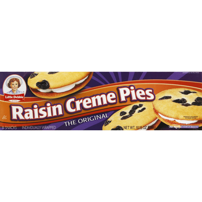 Little Debbie Raisin Cream Pies (8 each) - Instacart