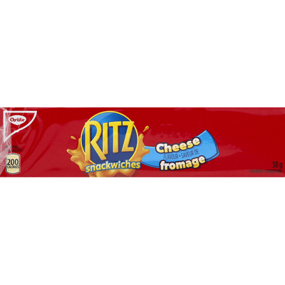 Ritz Crackers, Snackwiches, Cheese Flavor