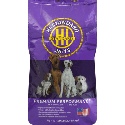 Hi Standard Dog Food Premium Performance 26 18 50 Lb Instacart