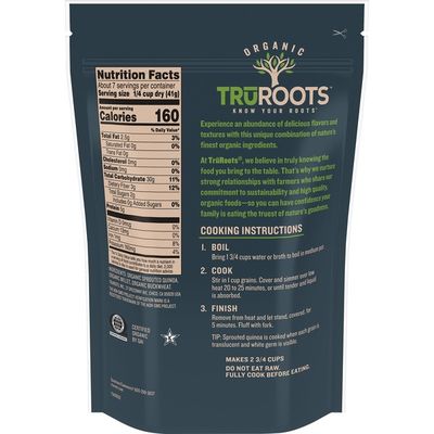 truRoots Organic Sprouted Quinoa & Ancient Grain Medley