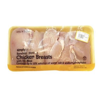 Boneless Skinless Chicken Breasts with Rib Meat