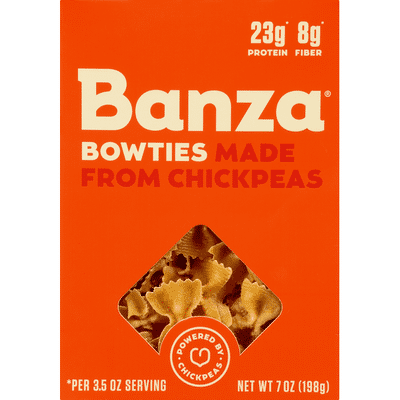 Banza Bowties, Made From Chickpeas