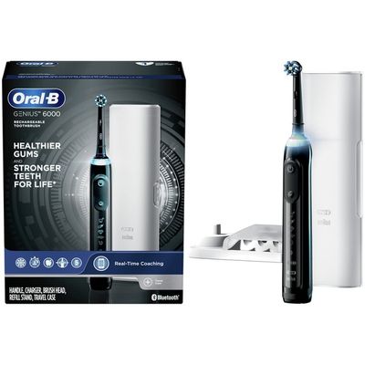 Oral-B Genius 6000 Electric Toothbrush, Black (1 Ct) - Instacart