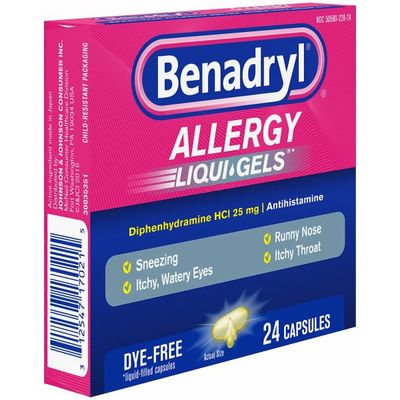 Benadryl Allergy Dye-Free Liqui-Gels