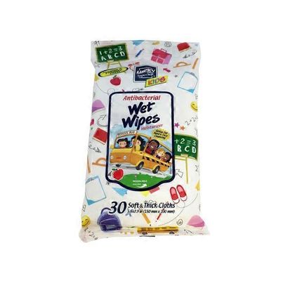 Lucky School Bus Antibacterial Wet Wipes