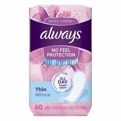 Always Thin No Feel Protection Regular Absorbency Unscented