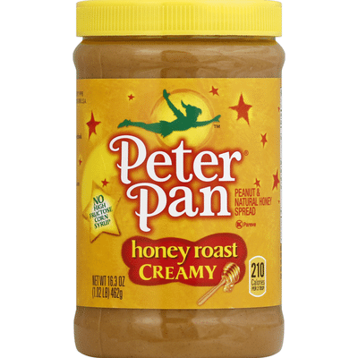 Peter Pan Honey Roasted Creamy Peanut Butter 16 3 Oz Instacart