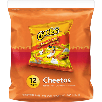 CHEETOS Crunchy Flamin' Hot Cheese Flavored Snacks