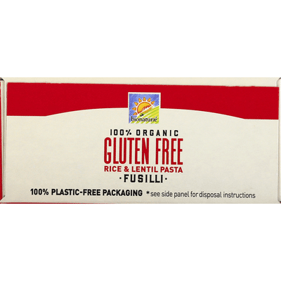 bionaturae Rice & Lentil Pasta, Gluten Free, Fusilli