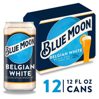 Blue Moon Belgian White Ale Can