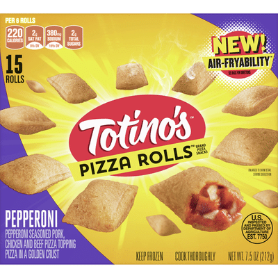 Totino's Pizza Rolls, Pepperoni, 15 Rolls (frozen)