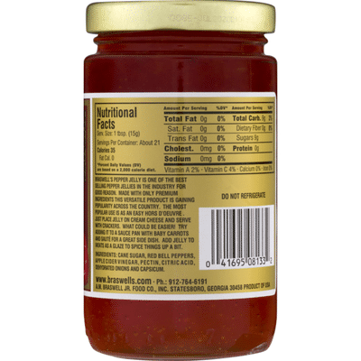 Braswell's Jelly, Red Pepper