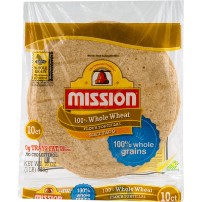Mission Whole Wheat Soft Taco Flour Tortillas