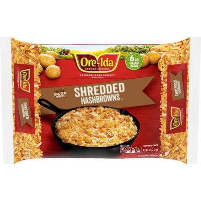 Ore-Ida Shredded Hash Browns Frozen Potatoes Value Size
