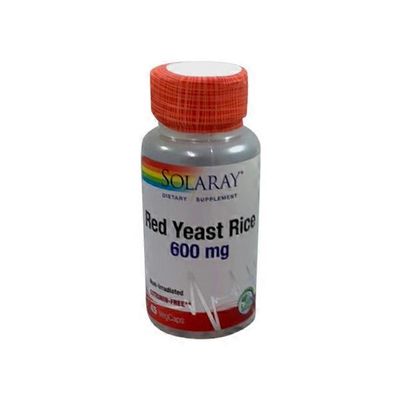 Solaray Red Yeast Rice 600 Mg capsules