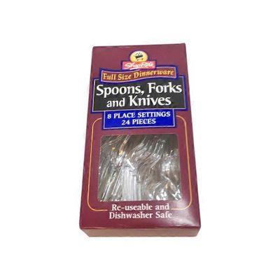 ShopRite Full Size Dinnerware Spoons Forks & Knives