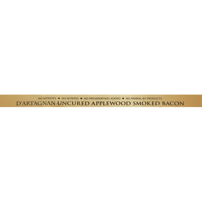 D'Artagnan Bacon, Uncured Applewood Smoked