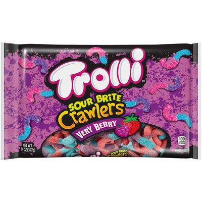 Trolli Very Berry Gummi Trolli Sour Brite Crawlers Very Berry Gummi ...