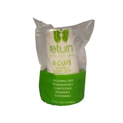 Yumi Return 12-Ounce Compostable Starch Cups