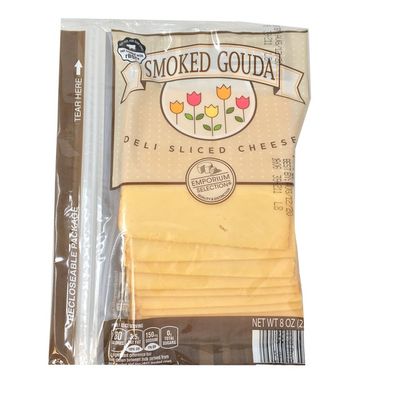 Happy Farms Preferred Deli Sliced Smoked Gouda Cheese