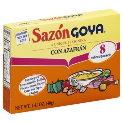 Goya Sazón Seasoning with Azafran
