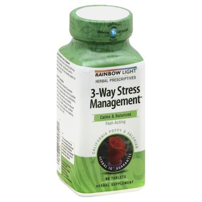 Rainbow Light Dietary Supplement, 3 Way Stress, Tablets, Bottle