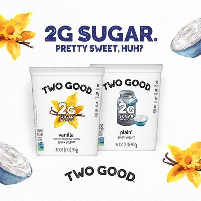 Two Good Low Fat Lower Sugar Plain Greek Yogurt