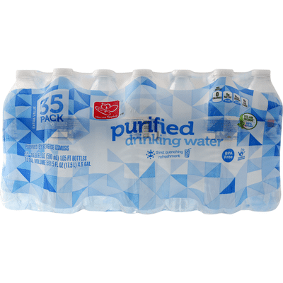 Harris Teeter Purified Water, Extra Value 35 Pack