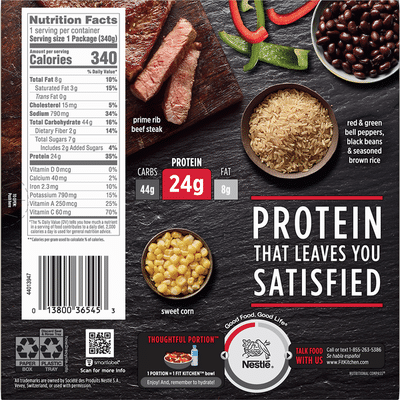 Stouffer's Protein Bowls Steak Fajita