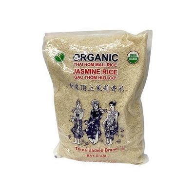 Three Ladies Brand Organic Thai Long Grain Jasmine Rice