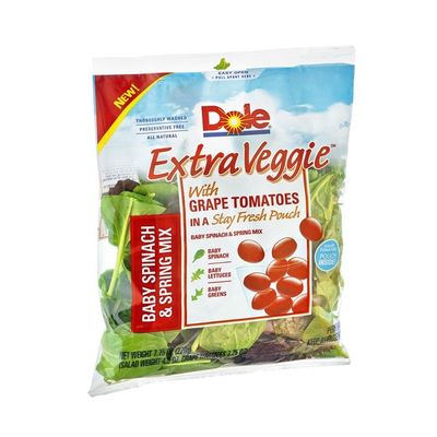 Dole Extra Veggie Baby Spinach & Spring Mix