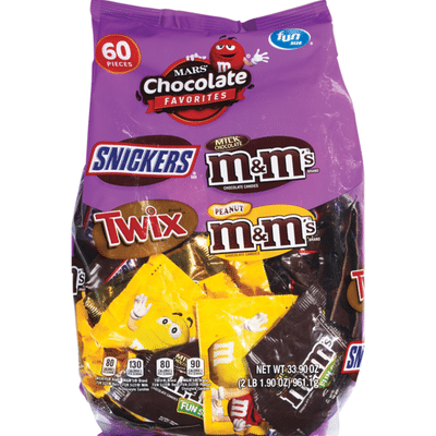 Mars Candy, Chocolates Favorites, Fun Size