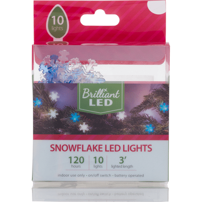 Brilliant Lights, LED, Snowflake