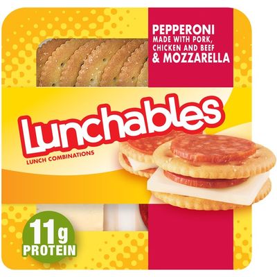 Lunchables Pepperoni & Mozzarella Cheese Snack Kit with Crackers