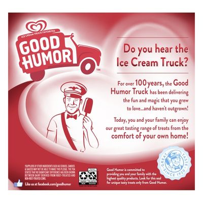 Good Humor Frozen Dairy Dessert Bars Strawberry Shortcake