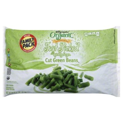 Wegmans Food You Feel Good About Just Picked and Quickly Frozen Cut Green Beans, FAMILY PACK