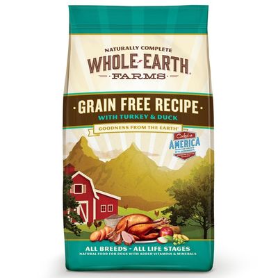 Whole Earth Farms Grain Free Recipe With Turkey & Duck